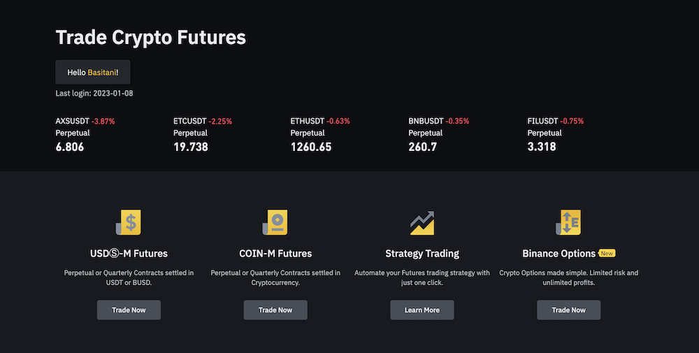 Binance Futures Overview