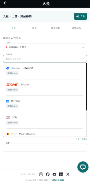入金